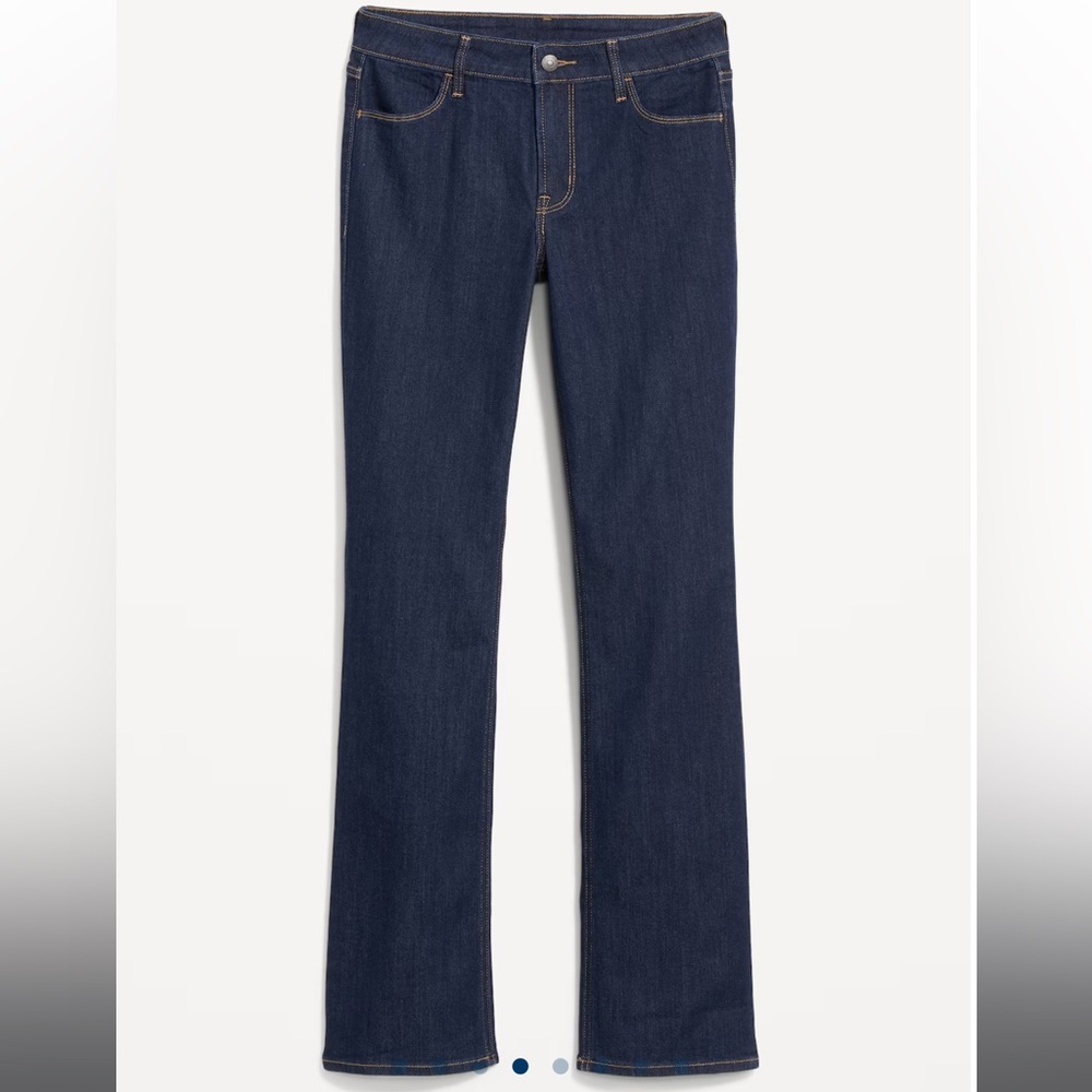 NWT Old Navy Mid-Rise Wow Boot-Cut Jeans for Women size 10